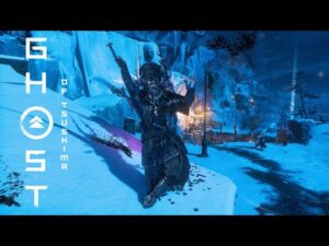 【ゴーストオブツシマ】百鬼九死ソロ　呪われた侍　雪に咲く赤(状態異常無効・火槍)