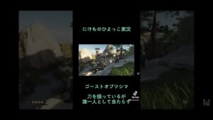 【ゴーストオブツシマ】そんなに外す!?逆に天才的なにけも