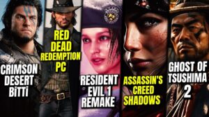 ASSASSIN'S CREED SHADOWS / RDR 1 PC / GHOST OF TSUSHIMA 2 / RESIDENT EVIL 1 REMAKE / CRIMSON DESERT!
