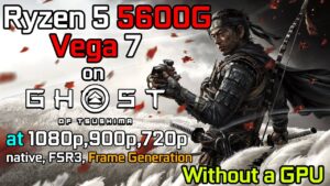 Ghost of Tsushima - Ryzen 5 5600G Vega 7 & 32GB RAM - 16GB RAM